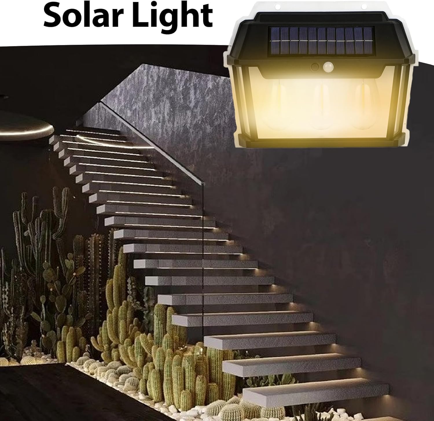 SkyShopy LED Bright Outdoor Solar Lights Wall lamp Wall Lights Outdoor, Wireless Dusk to Dawn Porch Lights Fixture, Solar Wall Lantern with 3 Modes & Motion Sensor SkyShopy LED Bright Outdoor Solar Lights Wall lamp Wall Lights Outdoor, Wireless Dusk to Dawn Porch Lights Fixture, Solar Wall Lantern with 3 Modes & Motion Sensor
